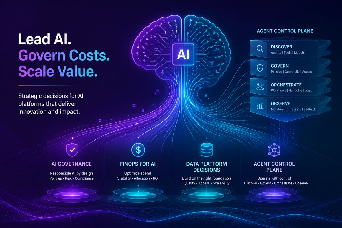 Mid Week Summary: AI Governance, FinOps, and the Agent Control Plane (Plus Data Platform Decisions)